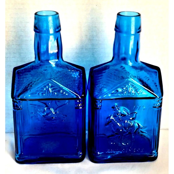 Wheaton Accents Vintage Wheaton Nj Glass Bottles House Church Shape